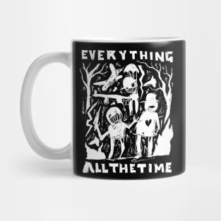 Everything All the Time - Idioteque illustrated lyrics - Inverted Mug